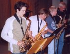 Saxofongrupp frn musikskolan