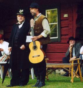 Lennart Karlsson och Kenny Ludvigsson tackar fr detta r.Urban Persson myser i bakgrunden.
