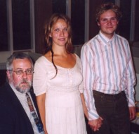 Pelle och Elin stlund och Elins man Carl -Erik Nilsen.