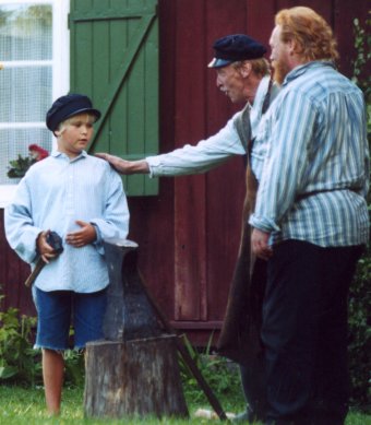"Smedscen" Rasmus Ludvigsson, Bernt Jonsson och Bo Litonius